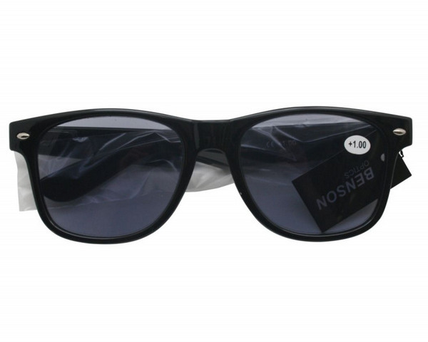 Benson Optics Fashion Aurinko Lukulasit, musta, vahvuus: +2.50